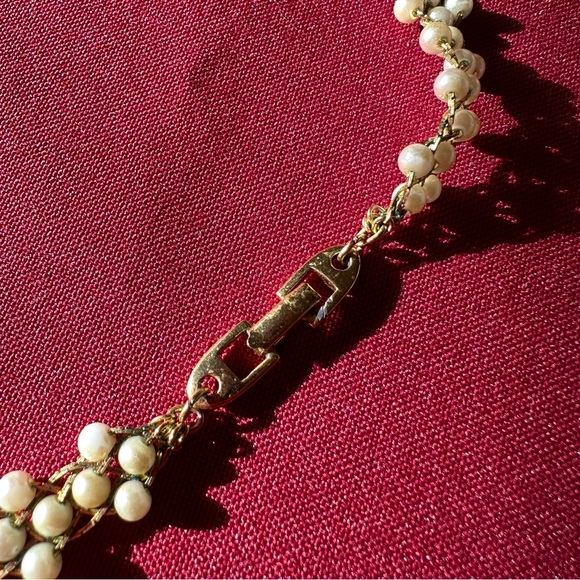 Pretty Pearl braid necklace by Napier - Picture 3 of 6